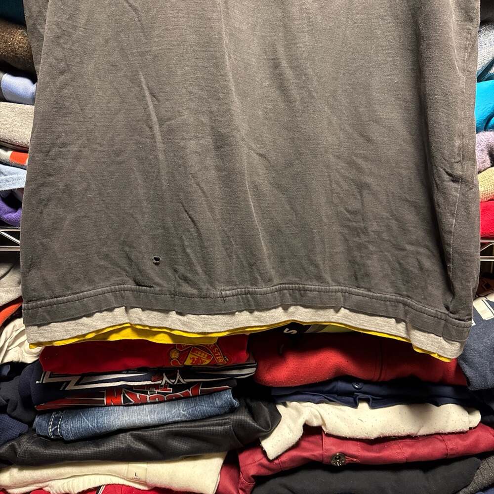 Vintage 212 NYC Tanglewood Corp Triple Layered T-Shirt Size L Faded Black - Picture 6 of 8